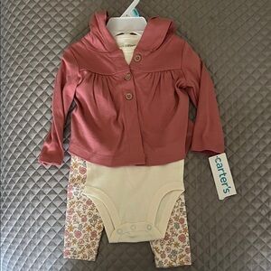 Carter's Rose and Cream Baby Outfit Set